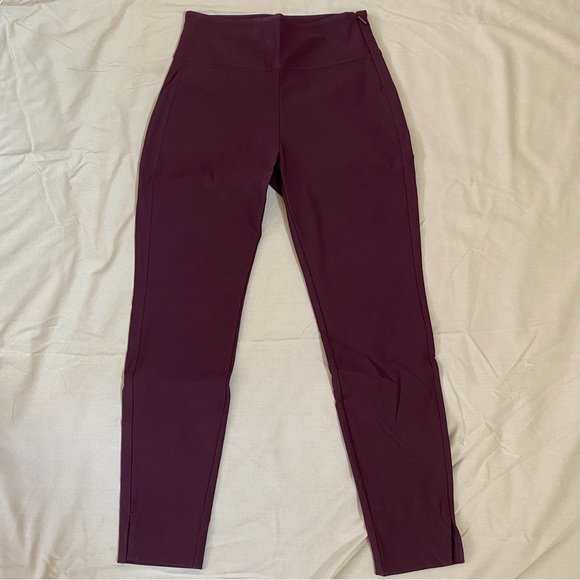 Athleta Wander Slim Ankle Pant Burgundy 2P - Picture 2 of 5